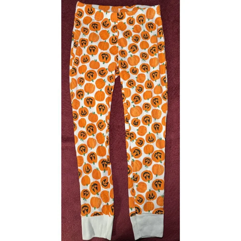 Old Navy Pajama Set W/ Pumpkin Print Unisex Size 6 New with Tags Halloween